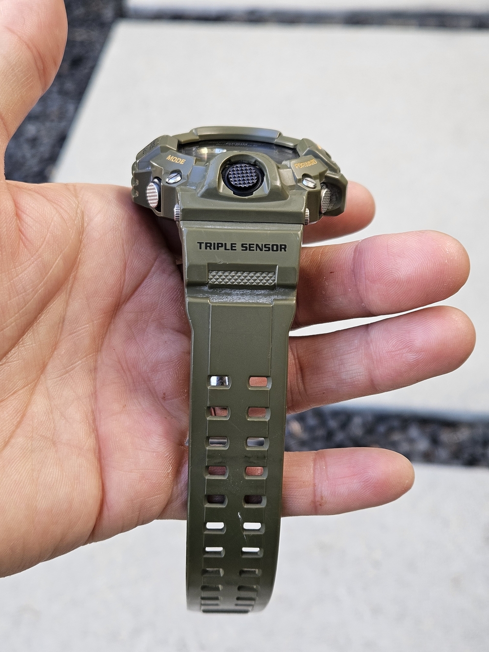 Casio G-Shock Rangeman Digital Watch - Olive Green - Picture 5 of 8
